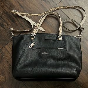 Coach leather handbag